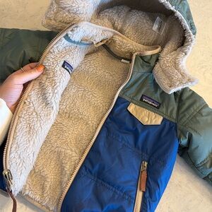 Boys Patagonia jacket reversible